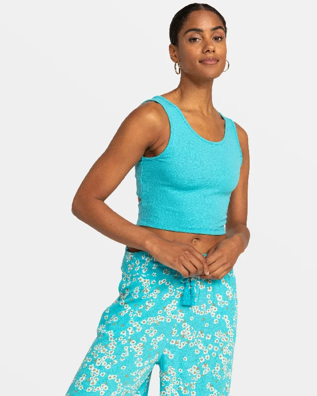 Good Keepsake Crop Top - Maui Blue