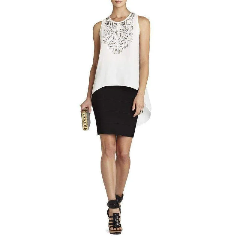 Silk Sleeveless Embellished Top