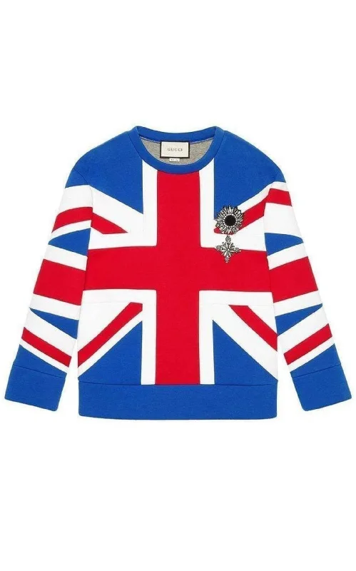 Union Jack Jersey Sweatshirt