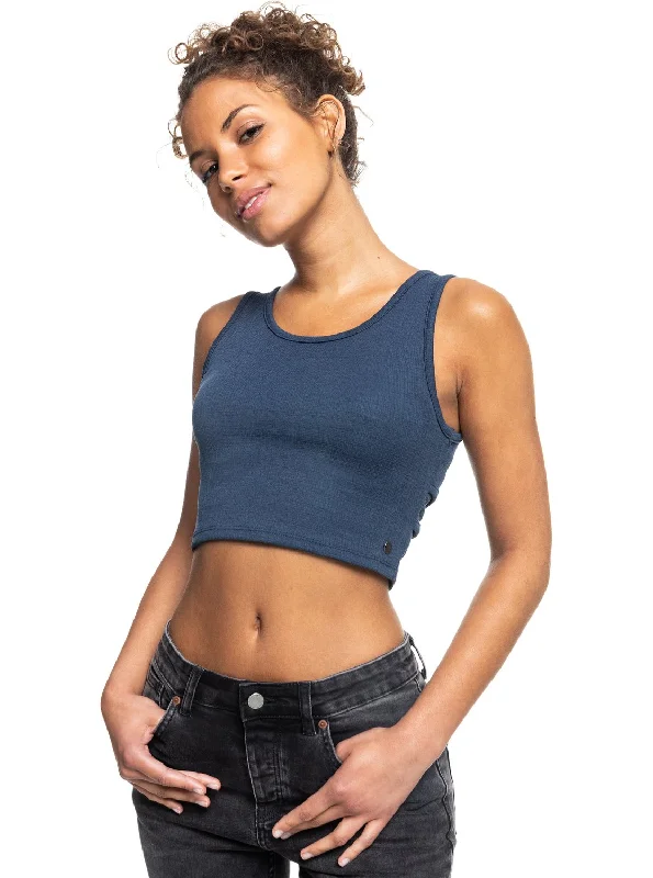 Good Keepsake Crop Top - Mood Indigo