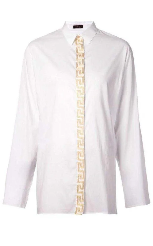 Embroidered Placket Shirt