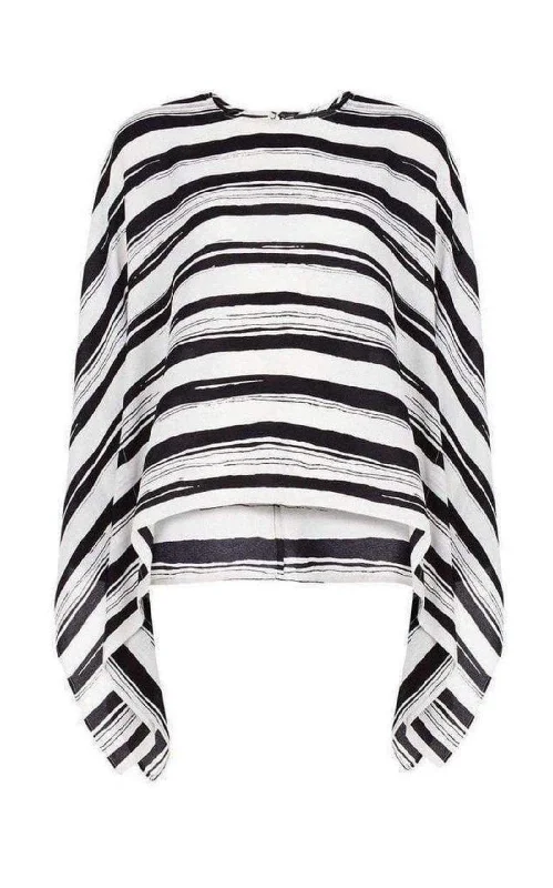 Cordelia Striped Kaftan Top