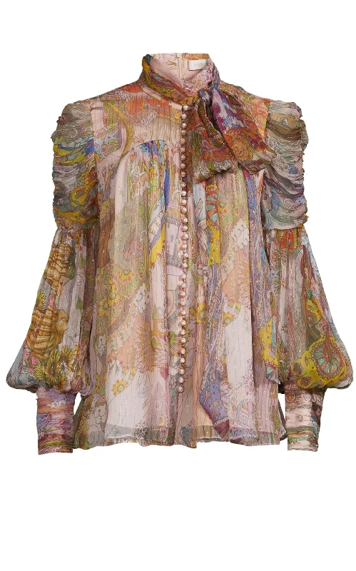 Kaleidoscope Silk & Lurex Shirt