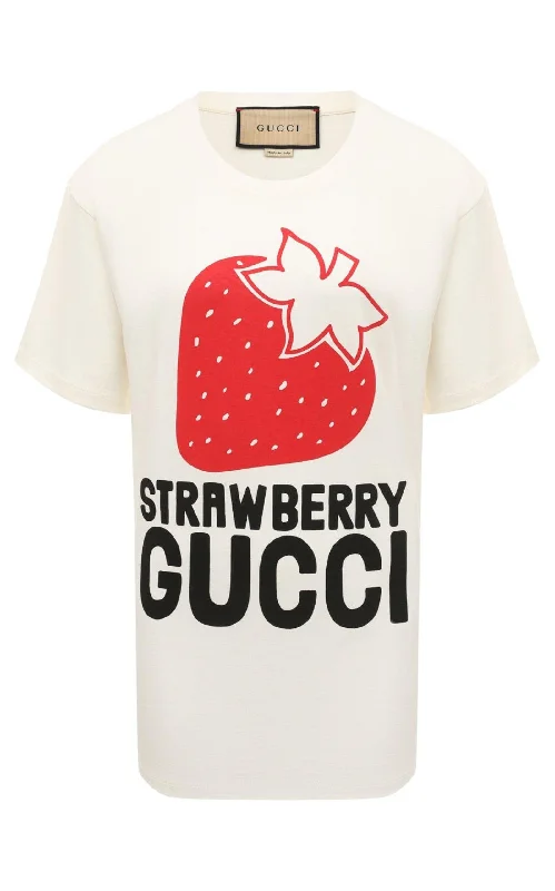 Strawberry Gucci Organic Cotton T-shirt