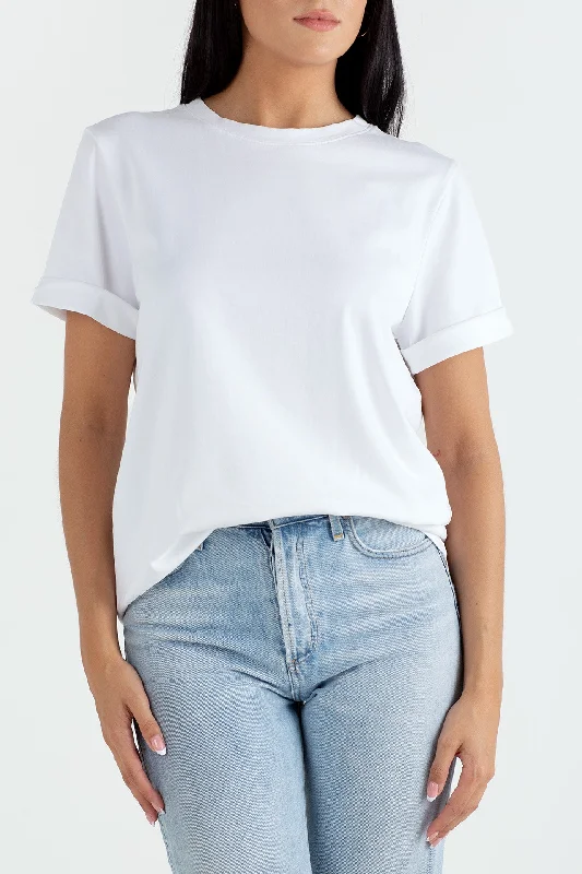 "The Anna" - Boyfriend T-shirt (White)