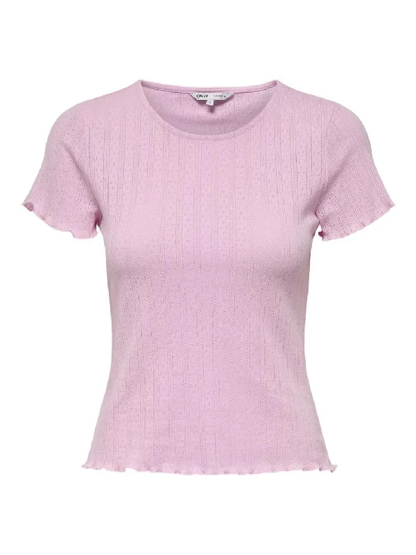 Only - Onlcarlotta S/S Top - 4722534 Pink Lady