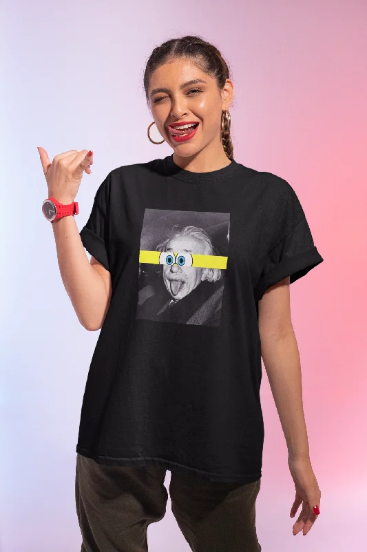 Einstein Sticks SpongeBob - Half Sleeve T-Shirts