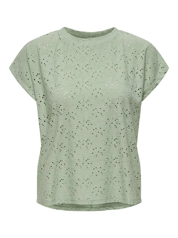 Only - Onlsmilla S/S Top - 4405749 Frosty Green