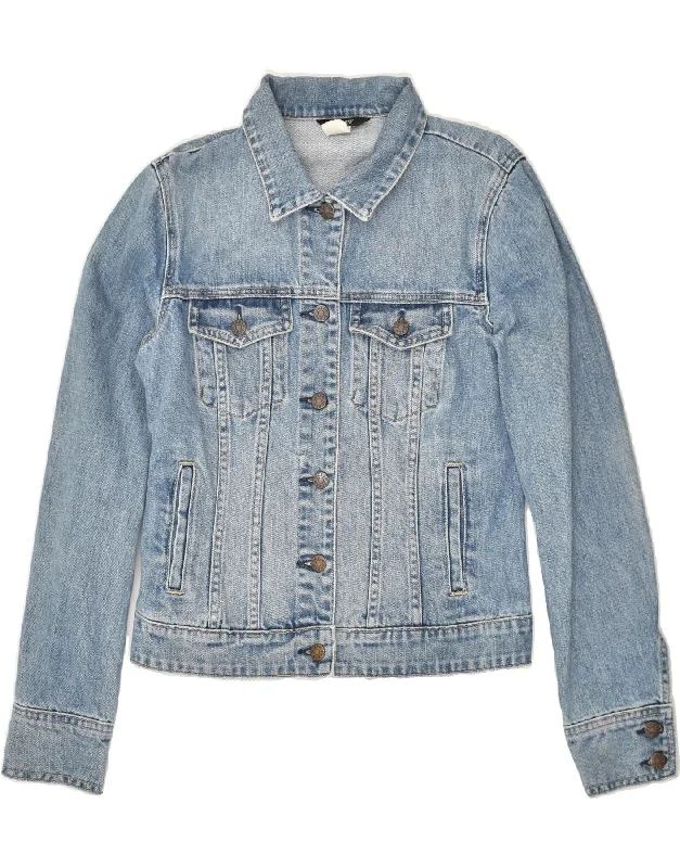 J. CREW Womens Denim Jacket US 8 Medium Blue Cotton