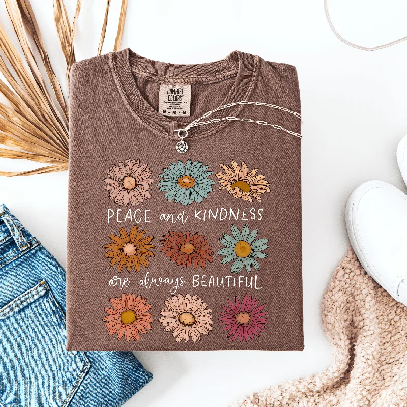 Peace and Kindness is Always Beautiful Graphic Tee