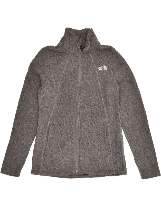 THE NORTH FACE Womens Fleece Jacket UK 10 Small Grey Polyester