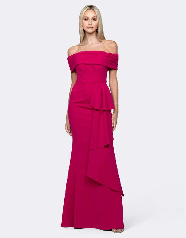 QUINNY OFF SHOULDER GOWN B64D13L