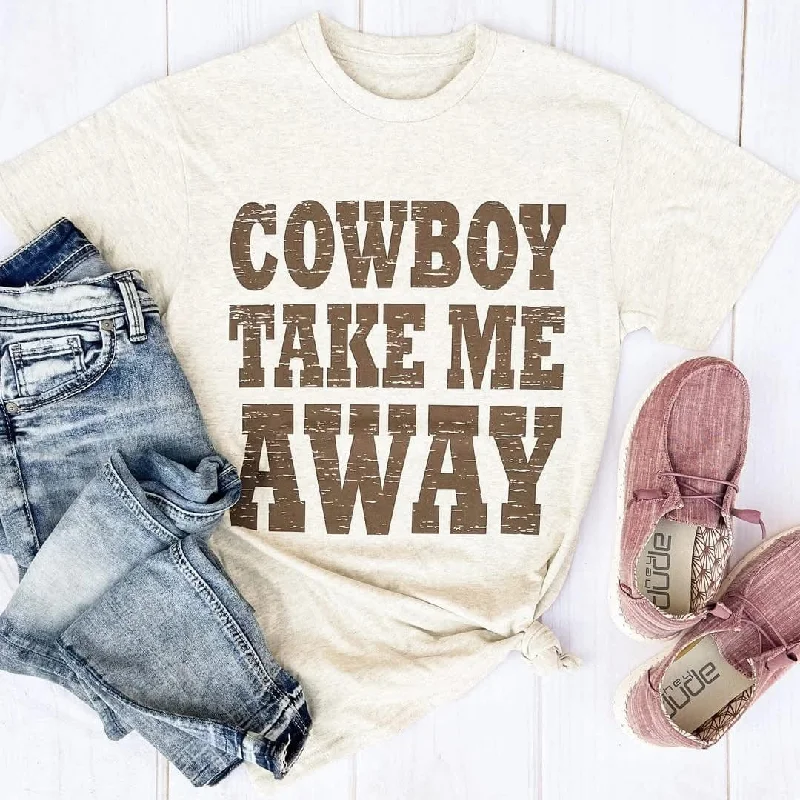 Cowboy Take Me Away Soft Graphic Tee